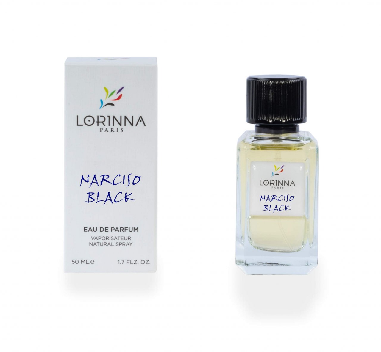 Apa de parfum Lorinna Narciso Black, Lorinna Paris, Unisex - 50 ml - Inspirat din Narciso Rodriguez For Her