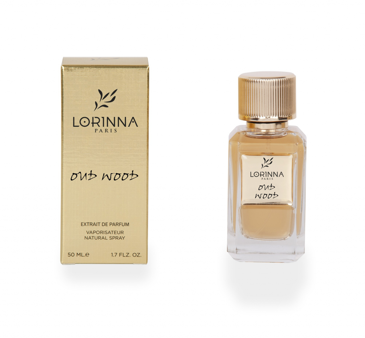 Extract de parfum Lorinna Oud Wood, Lorinna Paris, Unisex - 50 ml - Inspirat din T.F. Oud Wood