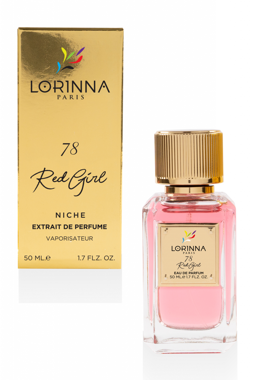 Extract de parfum Lorinna Red Girl no.78, Lorinna Paris, Unisex - 50 ml - Inspirat din Baccarat Rouge 540 M.F.K.