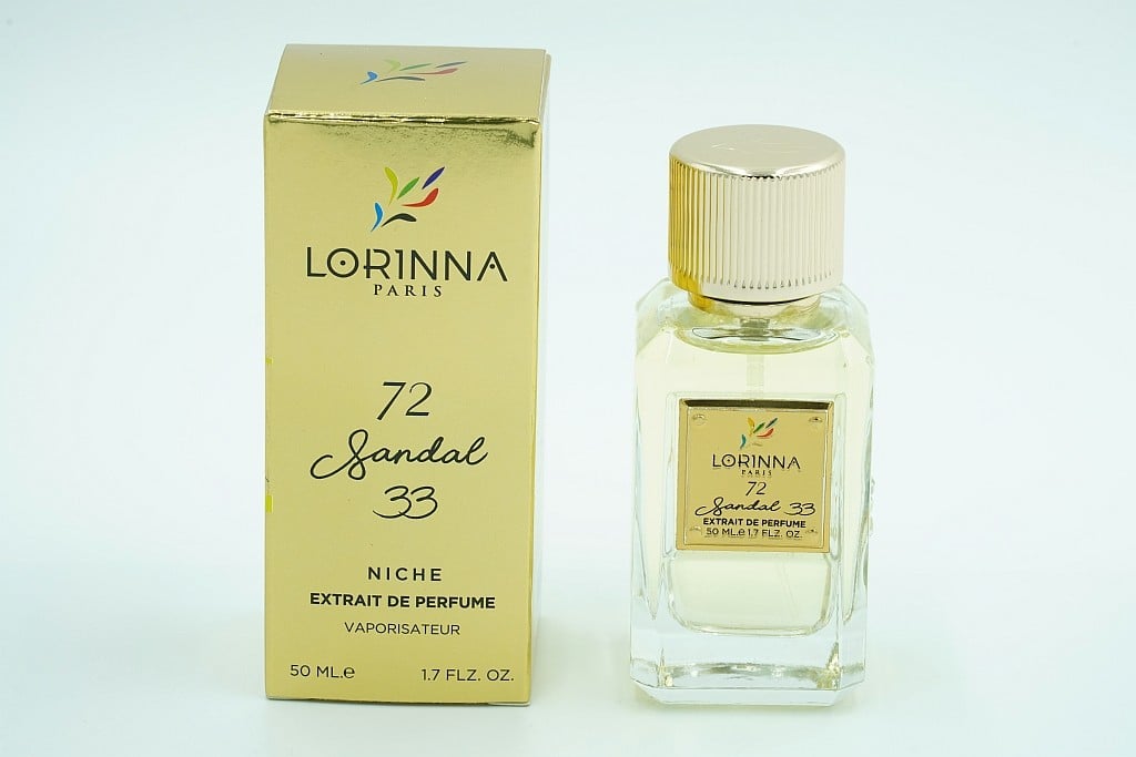 Extract de parfum Lorinna Sandal 33, Lorinna Paris, Unisex - 50 ml