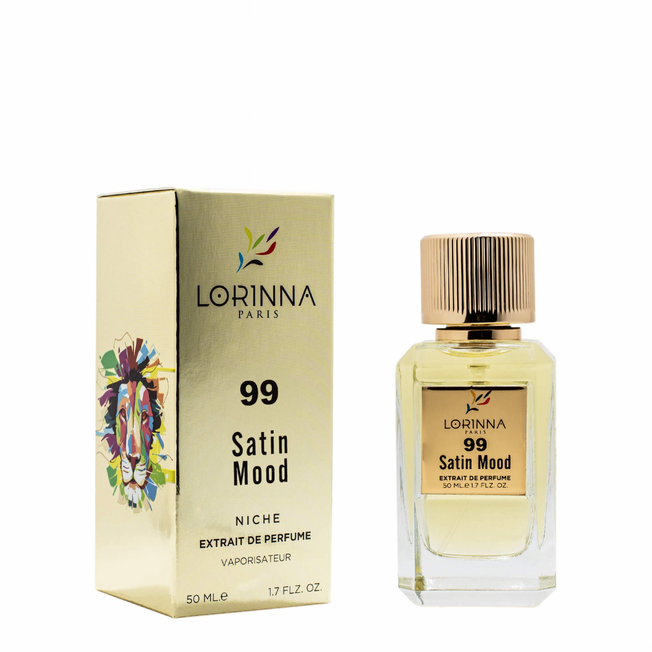 Extract de parfum Lorinna Satin Mood, no.99, Lorinna Paris, Unisex - 50 ml - inspirat MFK Satin Oud Mood