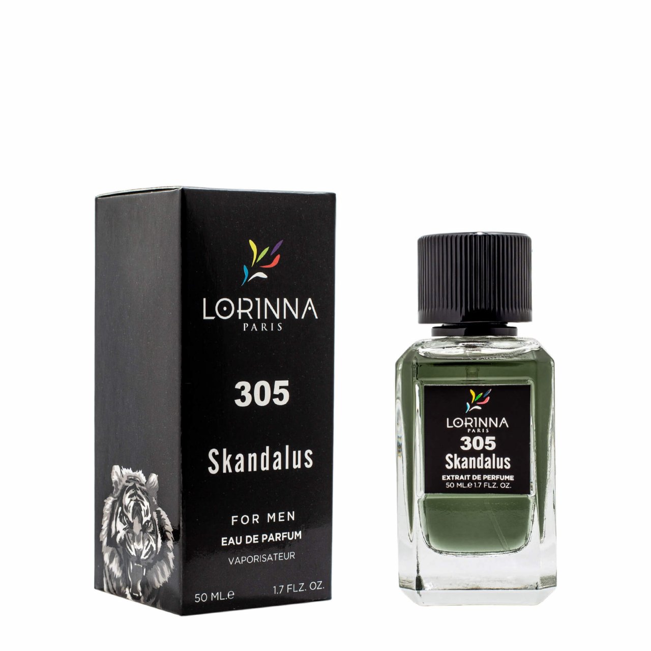 Apa de parfum Lorinna Skandalus, no.305, Lorinna Paris, Barbati - 50 ml