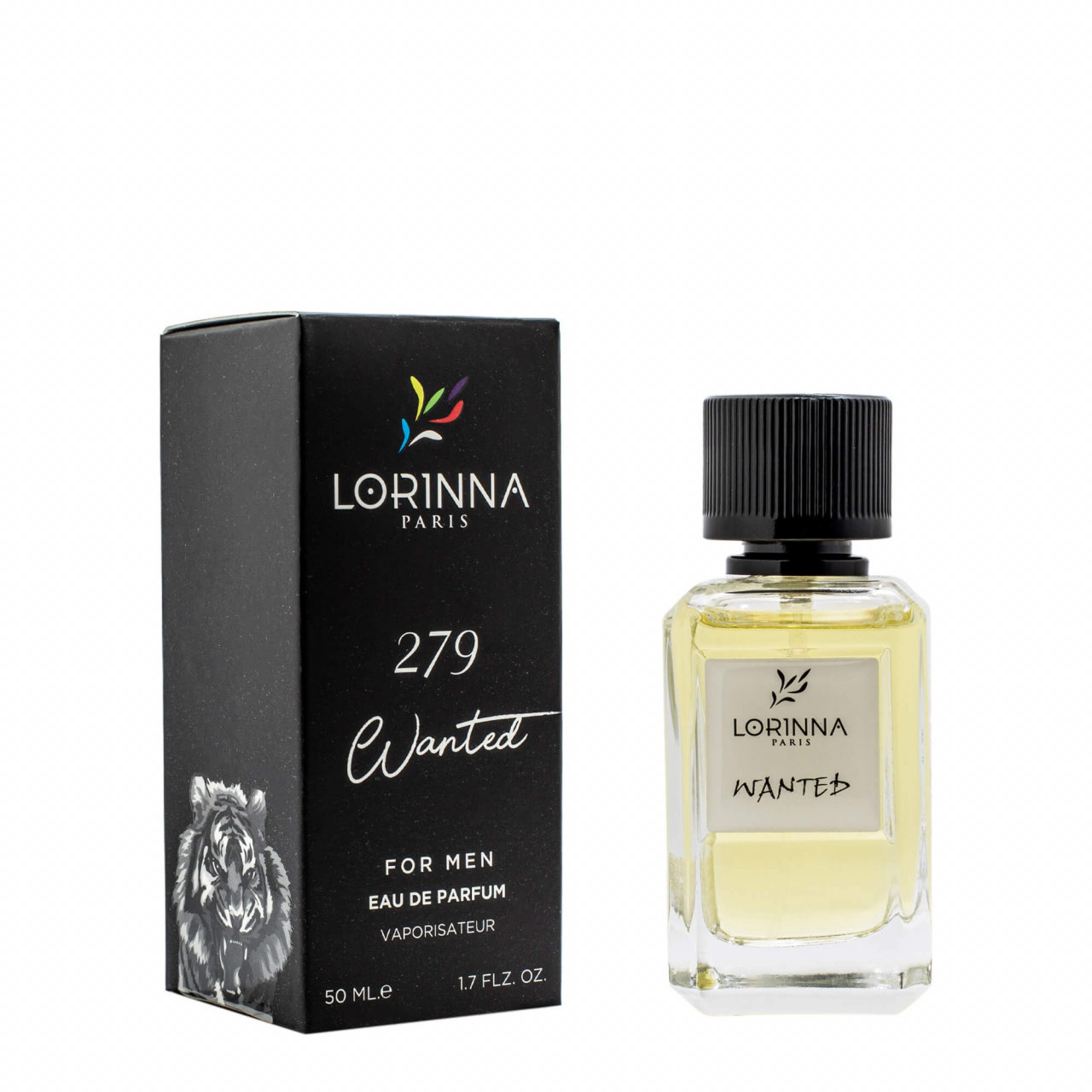 Apa de parfum Lorinna Wanted, Lorinna Paris, Barbati - 50 ml - inspirat din Azzaro Wanted