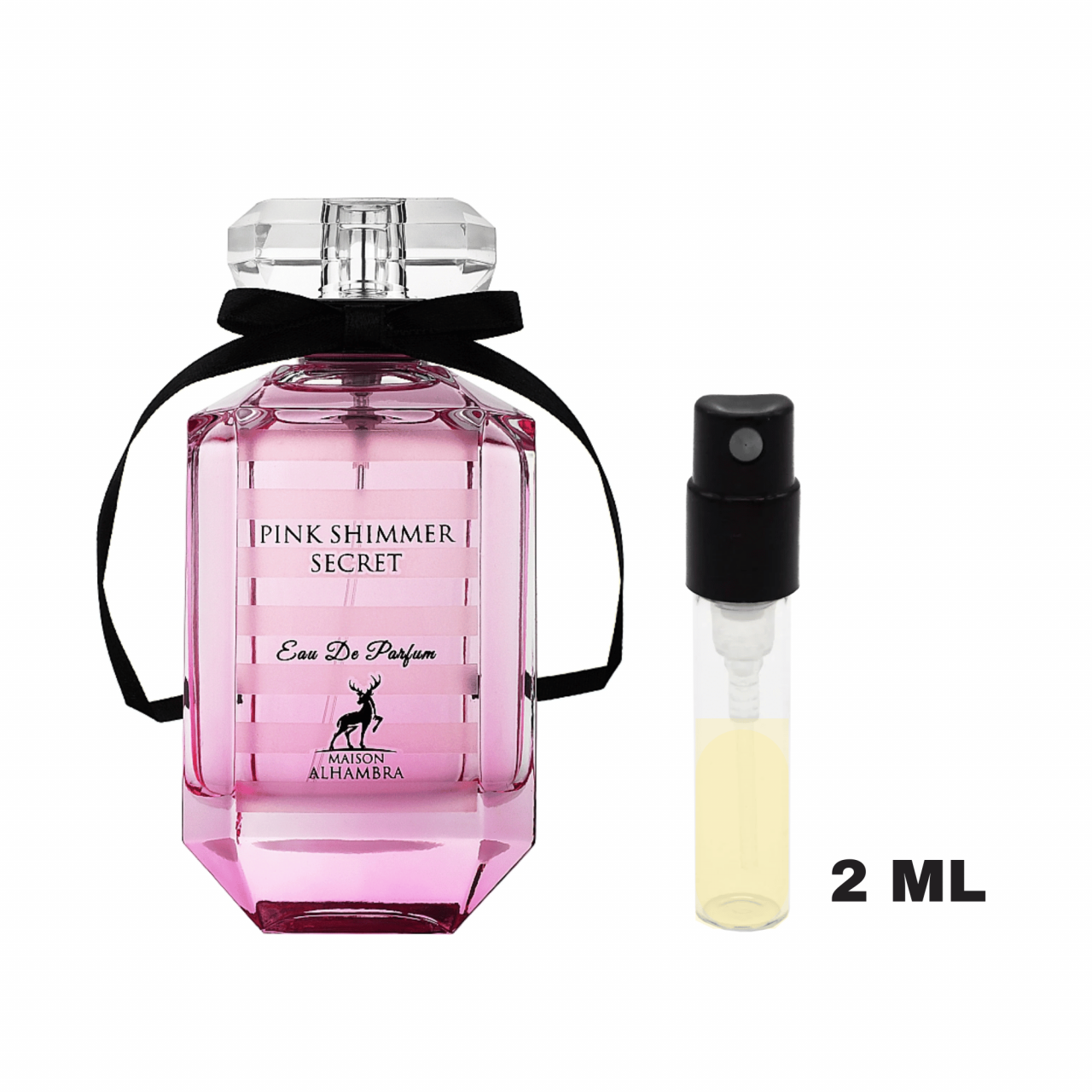 Mostra 2 ml - Apa de parfum Pink Shimmer Secret, Maison Alhambra, Femei