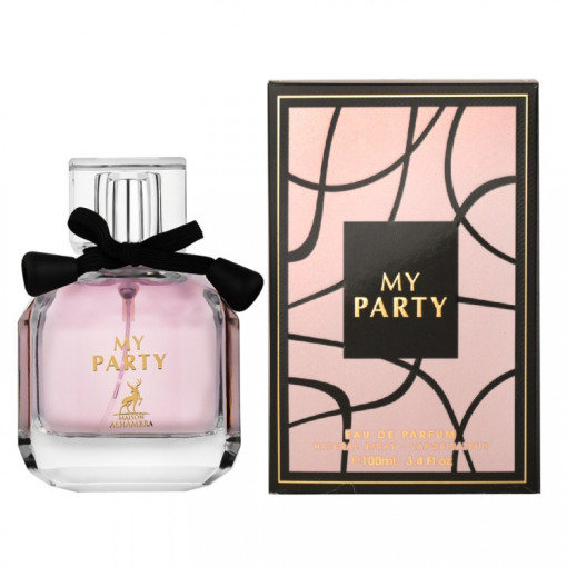 Apa de parfum My Party, Maison Alhambra, Femei -100 ml - inspirat din Mon Paris Yves Saint Laurent