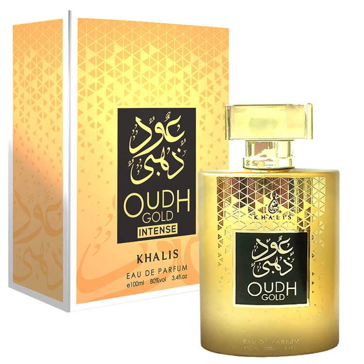 Apa de parfum Oudh Gold Intense, Khalis, Unisex - 100 ml