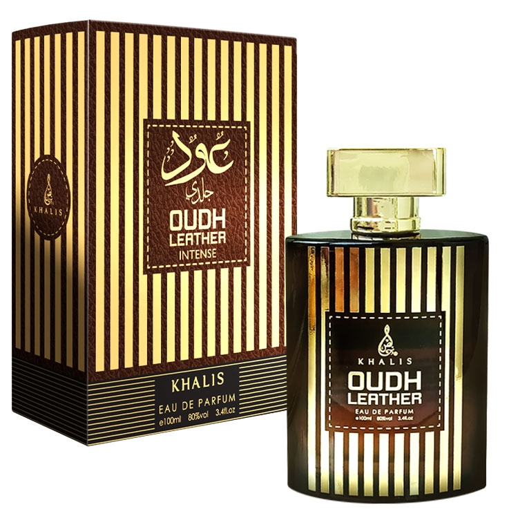 Apa de parfum Oudh Leather Intense, Khalis, Unisex - 100 ml