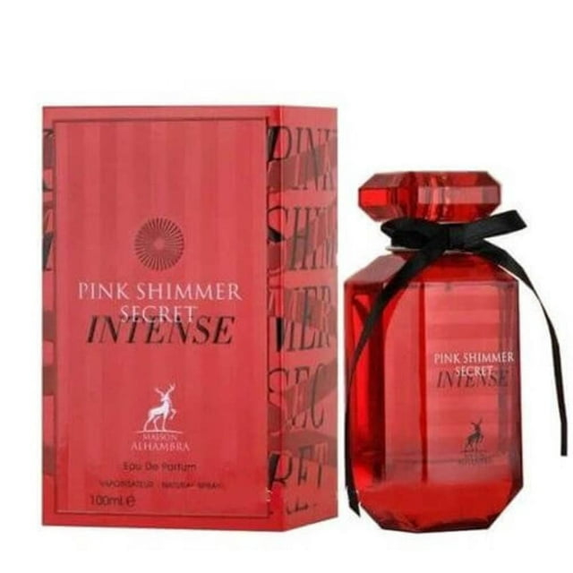 Apa de parfum Pink Shimmer Secret Intense, Maison Alhambra, Femei - 100 ml - inspirat din Bombshell Intense Victoria S Secret