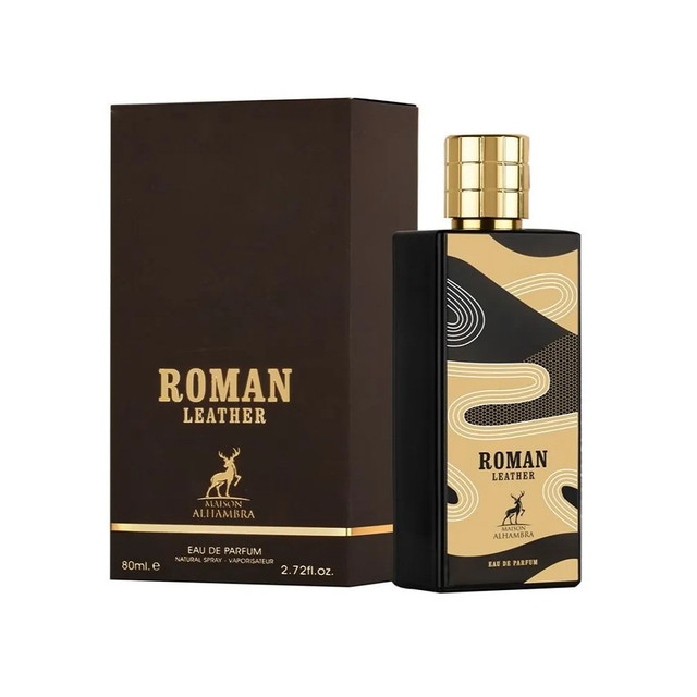 Apa de parfum Roman Leather, Maison Alhambra, Barbati - 100 ml - inspirat din T.F. Tuscan Leather