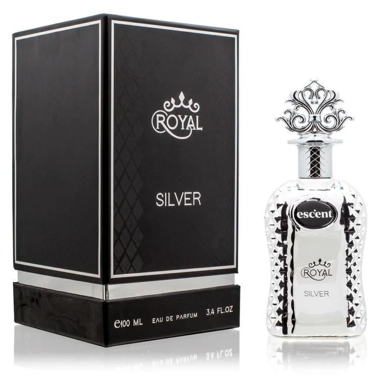 Apa de parfum Royal Silver, Escent, Barbati - 100ml