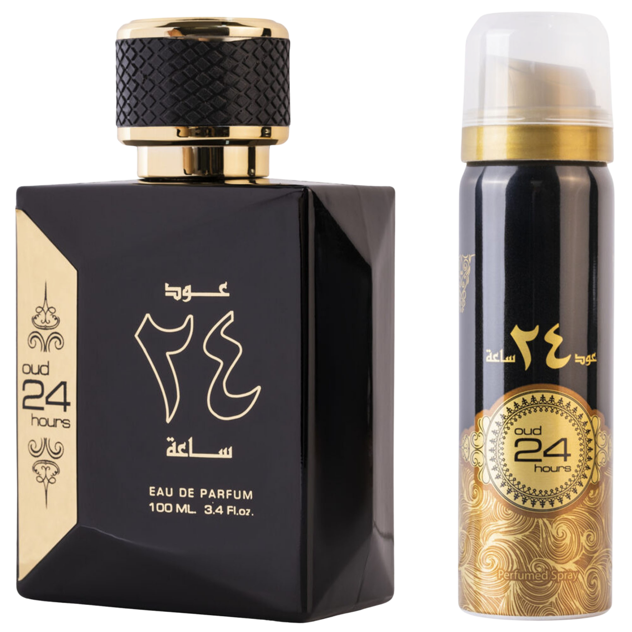 Set Oud 24 Hours, Ard Al Zaafaran, Apa de Parfum, Unisex - 100ml + Deo - 50ml