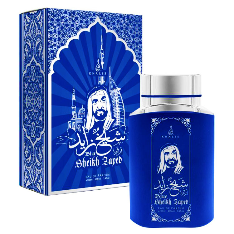 Apa de parfum Sheikh Zayed Blue, Khalis, Unisex -  100 ml