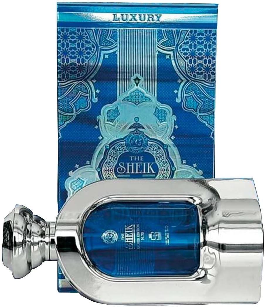 Apa de parfum The Sheikh silver edition, Khalis, Barbati - 100 ml