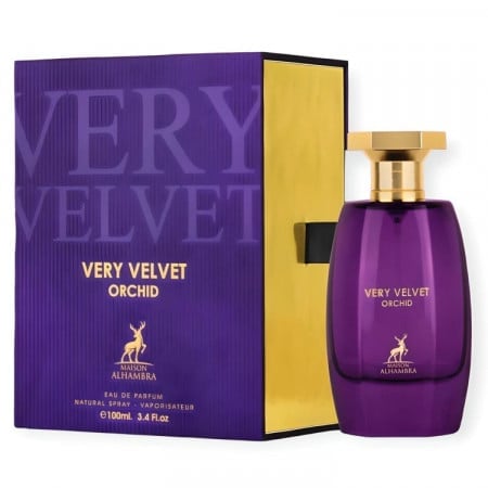 Apa de parfum Very Velvet Orchid, Maison Alhambra, Femei -100 ml - inspirat din Victoria Secret Very Sexy Orchid