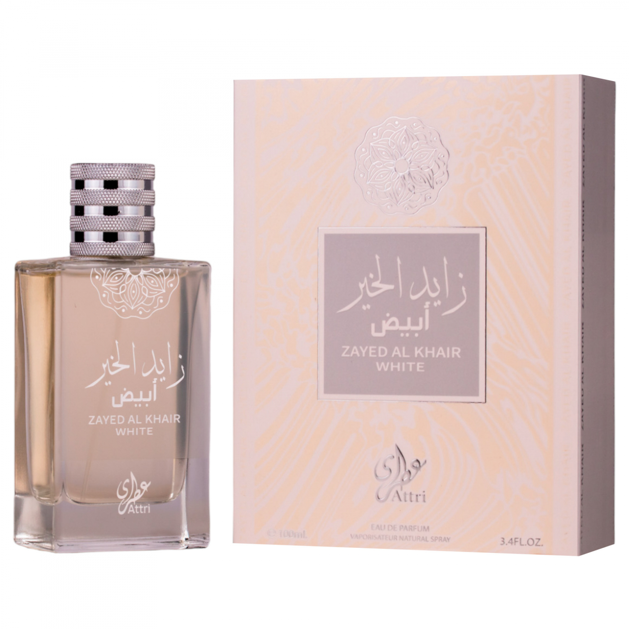 Apa de parfum Zayed Al Khair White, Attri, Barbati - 100 ml