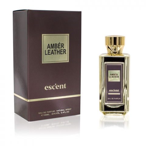 Parfumuri arabesti barbati - Apa de parfum Amber Leather, Escent, Barbati - 100 ml