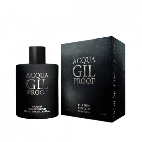 CHATLER - Apa de parfum Aqua Gil Proof, Chatler,Unisex - 100 ml - Inspirat din G.A. Acqua di Gio Profumo