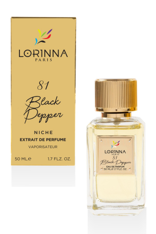 Lorinna Paris - Extract de Parfum Lorinna Black Pepper, Lorinna Paris, Unisex - 50 ml - inspirat din Zielinski & Rozen Black Pepper & Amber Neroli