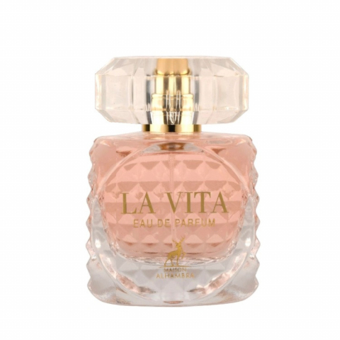 Parfumuri arabesti femei - Apa de parfum La Vita, Maison Alhambra, Femei - 100 ml - inspirat din Valentino Donna