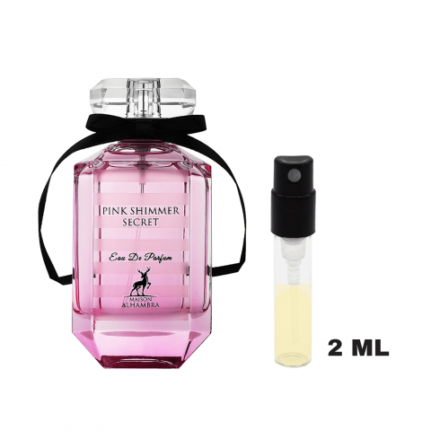 Mostre 2ml - Mostra 2 ml - Apa de parfum Pink Shimmer Secret, Maison Alhambra, Femei