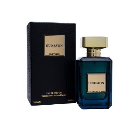 Marhaba - Apa de parfum Oud Satin, Marhaba, Unisex - 100 ml - inspirat din M.F.K. Oud Satin Mood