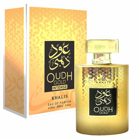 Parfumuri arabesti unisex - Apa de parfum Oudh Gold Intense, Khalis, Unisex - 100 ml