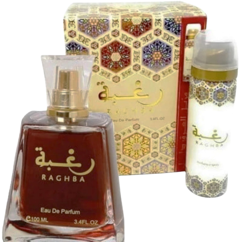 Set Raghba For Woman, Lattafa, Femei, Apa de Parfum - 100ml + Deo - 50ml [1]