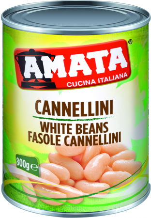 CONSERVE cu specific italian - Amata fasole alba Cannellini 800g