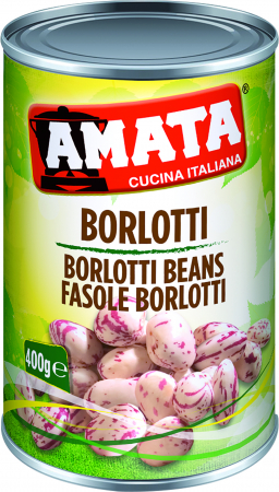 CONSERVE cu specific italian - Amata fasole Borlotti 400g