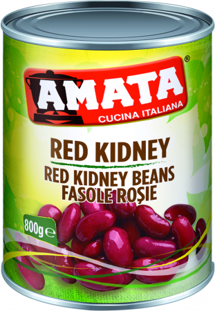 CONSERVE cu specific italian - Amata fasole rosie Red Kidney 800g