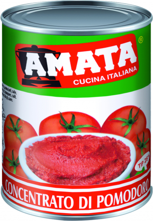 CONSERVE cu specific italian - Amata pasta de tomate 28% 800g