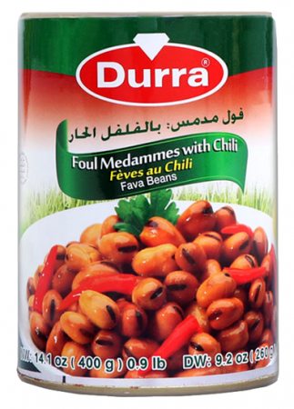 CONSERVE cu specific oriental - Durra foul cu pasta de ardei iute 400g