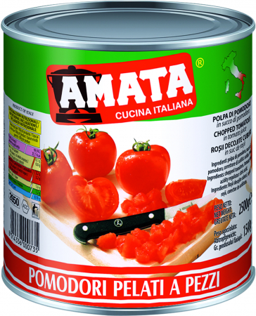 Produse HORECA - Amata rosii decojite cuburi 2500g