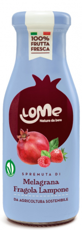 DULCIURI & BAUTURI - LOME suc natura 100% rodie, căpsuni, lamaie 250ml