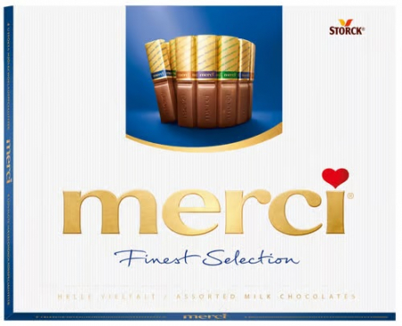 DULCIURI & BAUTURI - Merci ciocolata asortata albastru 250g