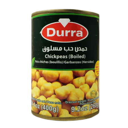 CONSERVE cu specific oriental - Naut boabe  Durra 400g
