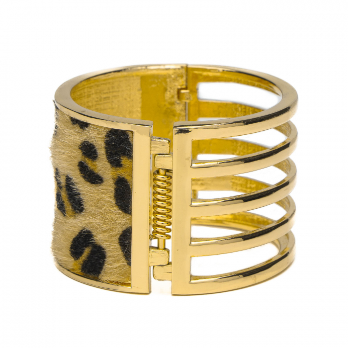Brățară Aurie Masivă Animal Print [2]