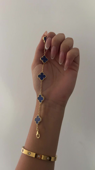 Brățară Alhambra Cu Flori BLUE SAPHIRE [3]
