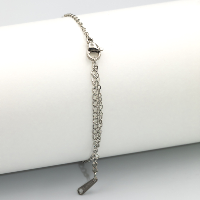 Brățară Alhambra cu Pandantiv Floare Silver [3]