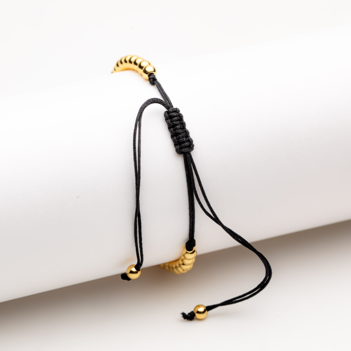 Brățară Aurie Reglabilă Cu Pandantiv Coroană Eliza [2]