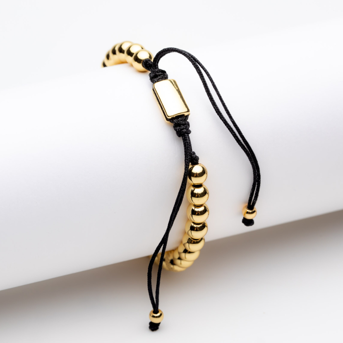 Brățară Aurie Reglabilă Cu Pandantiv Coroană Isabella [2]