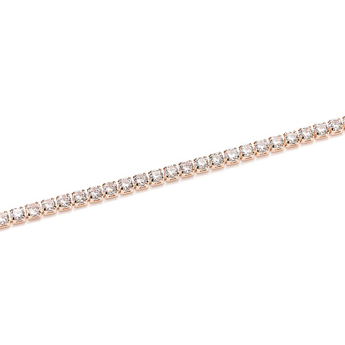 Brățară Auriu-Rose Tennis Cu Cristale Zirconia [3]