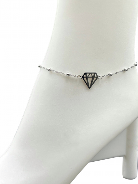 Brățară De Picior Cu Accesoriu Diamant [2]