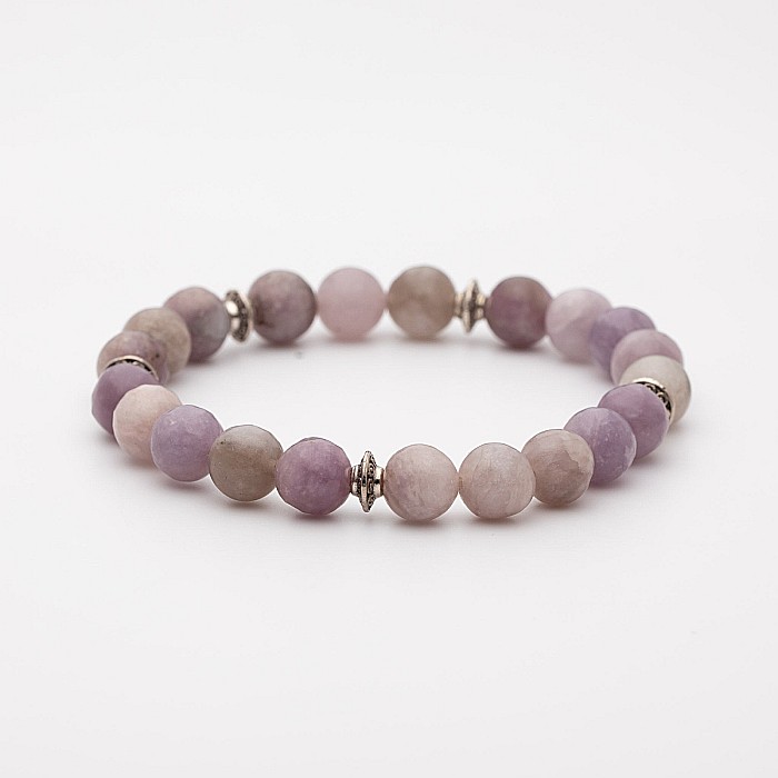 Brățară Handmade Din Pietre Semiprețioase Lilac Jade [2]