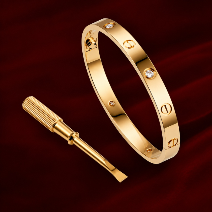 Brățară LOVE Aurie Golden Elegance [2]