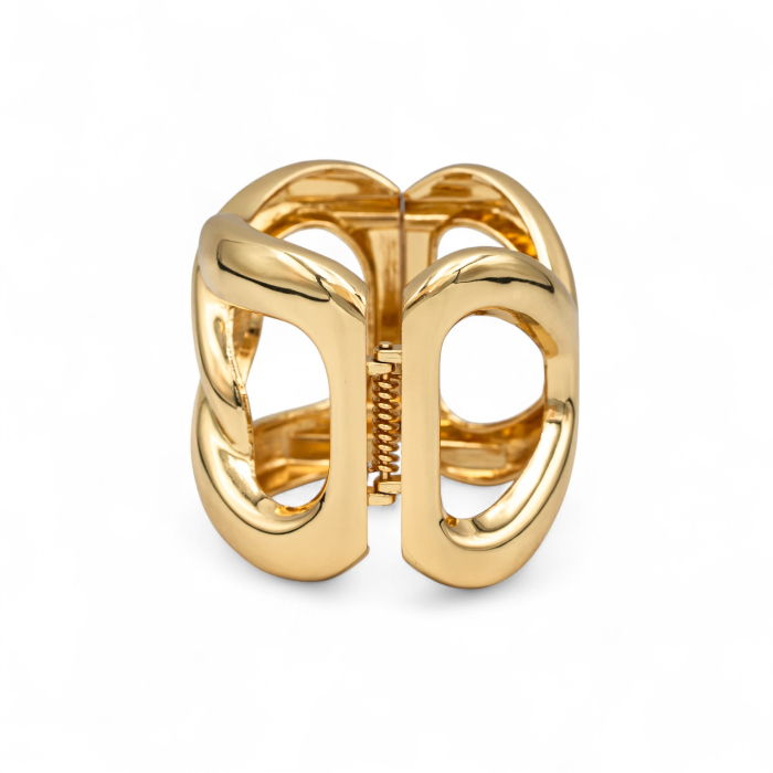 Brățară Masivă Fixă Placată Cu Aur Verona [3]