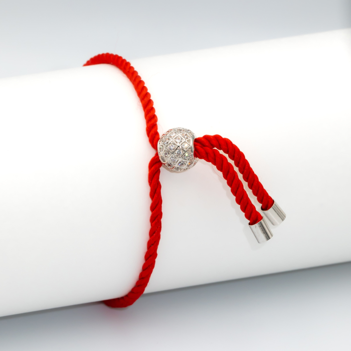 Brățară Reglabilă Handmade Cu Pandantiv Argintiu Sonia [3]