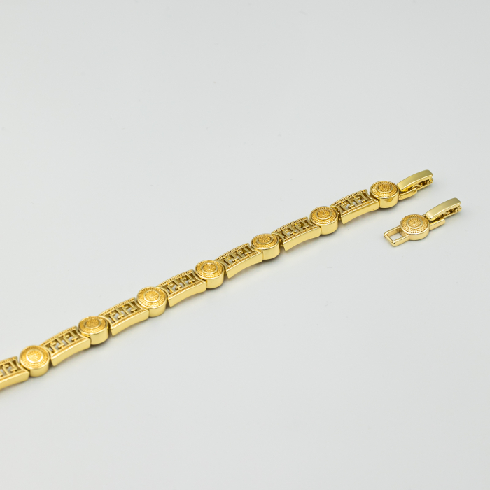 Brățară Spectaculoasă Placată Cu Aur Galben Versus [3]