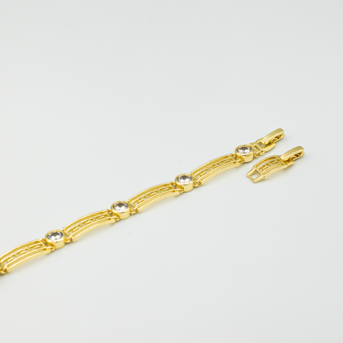 Brățară Spectaculoasă Placată Cu Aur Versus [3]