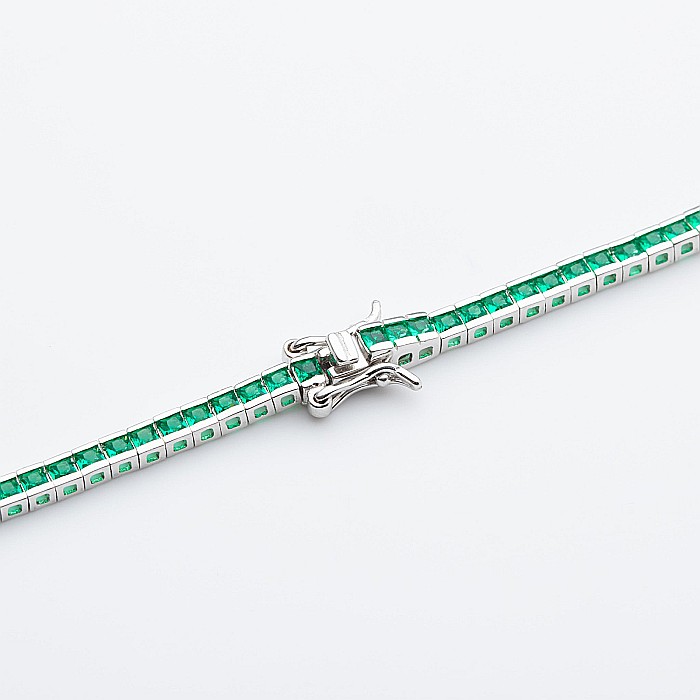 Brățară Tennis ARGINT 925 Rodiat Cu Cristale Zirconia [4]